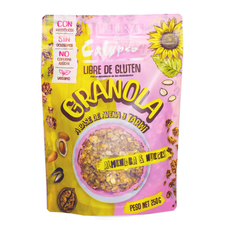 GRANOLA A BASE DE AVENA Y TARWI, DE 250g LIBRE DE GLUTEN 1