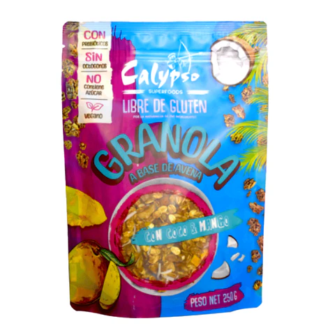 GRANOLA A BASE DE AVENA  DE 250g LIBRE DE GLUTEN