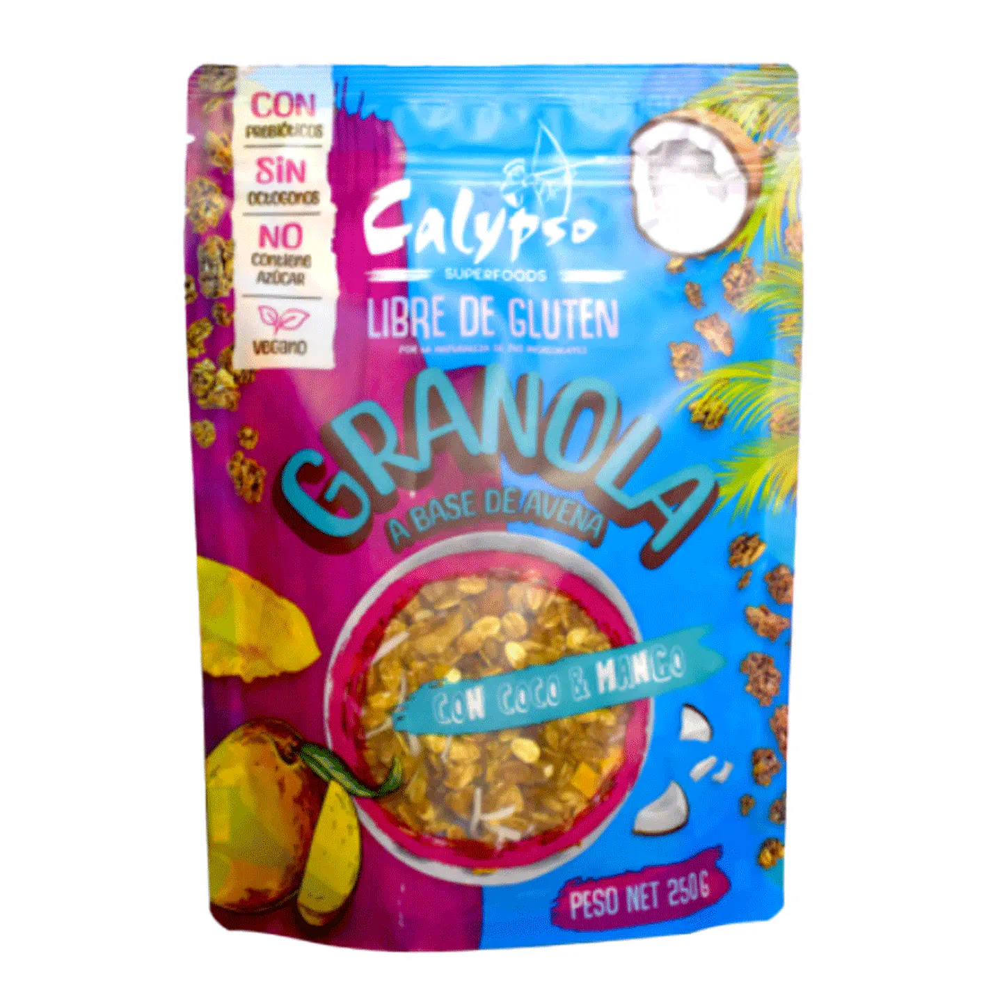 GRANOLA A BASE DE AVENA  DE 250g LIBRE DE GLUTEN 1