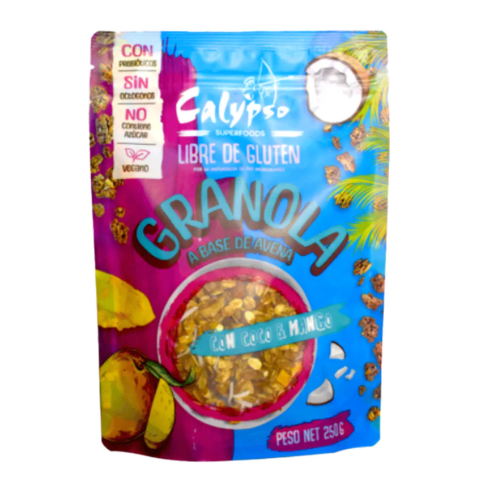 GRANOLA A BASE DE AVENA  DE 250g LIBRE DE GLUTEN 1