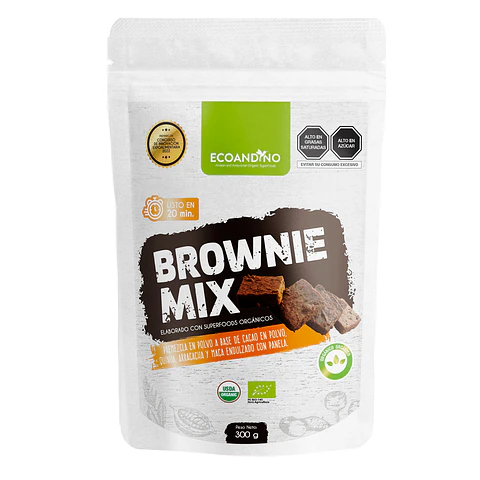 BROWNIW MIX PREMEZCLA EN POLVO A BASE DE CACO , QUINUA  300G