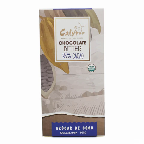 CHOCOLATE BITTER 85% AZUCAR DE COCO