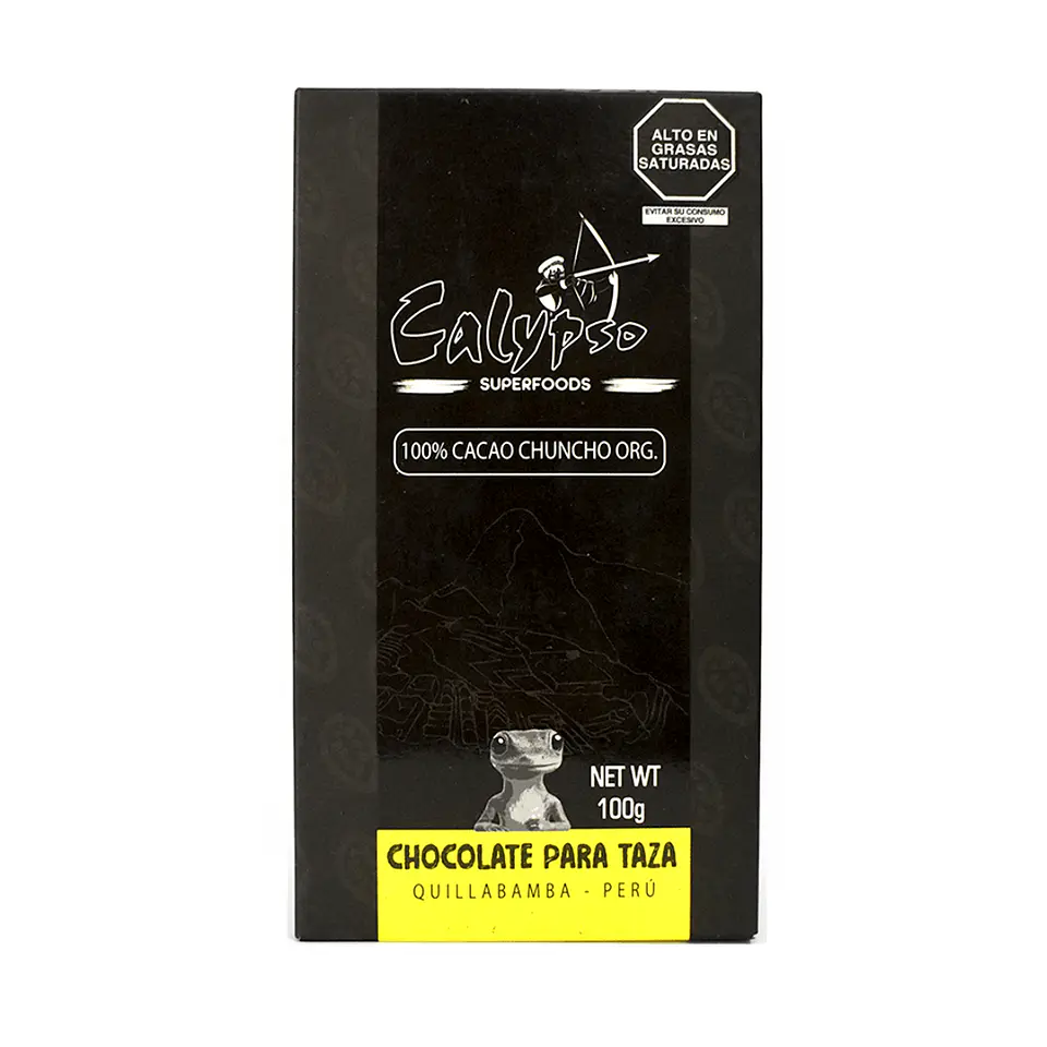 CHOCOLATE PARA TAZA  100% CACAO CHUNCHO ORG 1