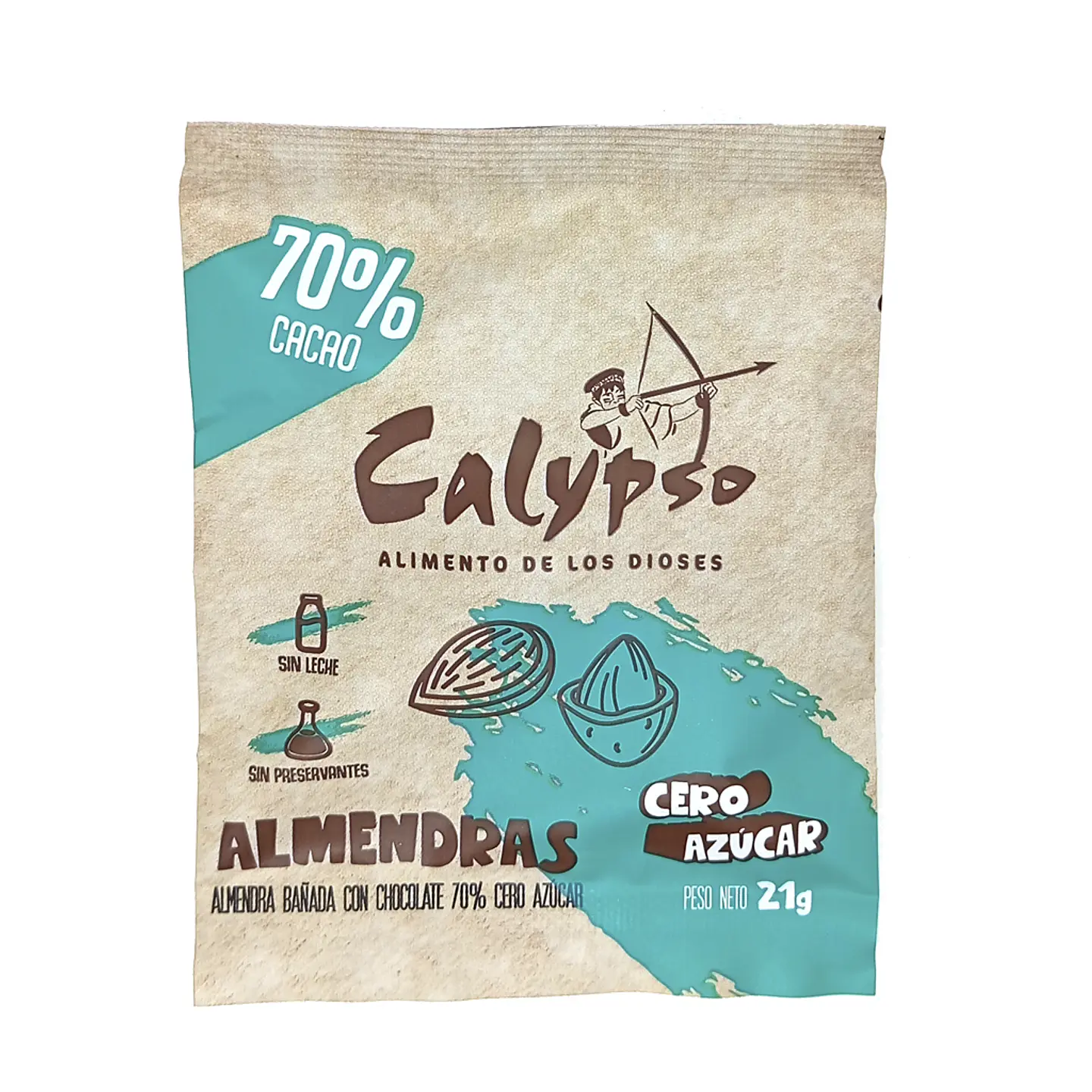 ALMENDRAS BAÑADOS CON HOCOLATE 70% CACAO DE  21G CERO AZUCAR 1
