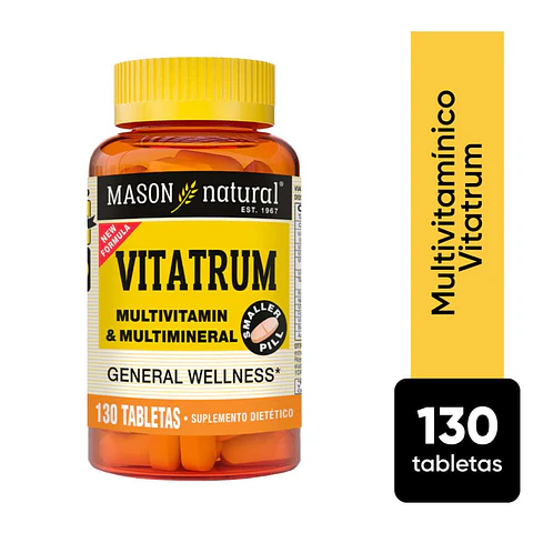 VITRATRUM/MULTIVITAMIN & MUTIMINERAL/130 TABLE 
