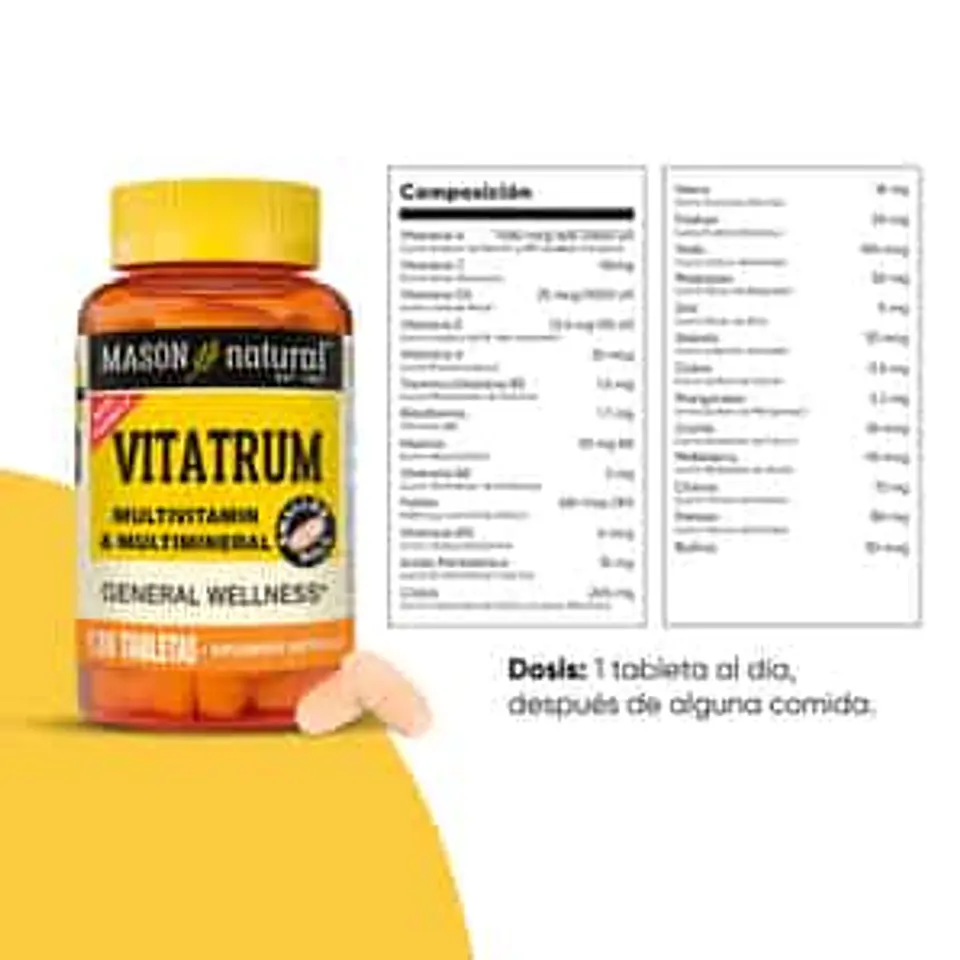 VITRATRUM/MULTIVITAMIN & MUTIMINERAL/130 TABLE  2