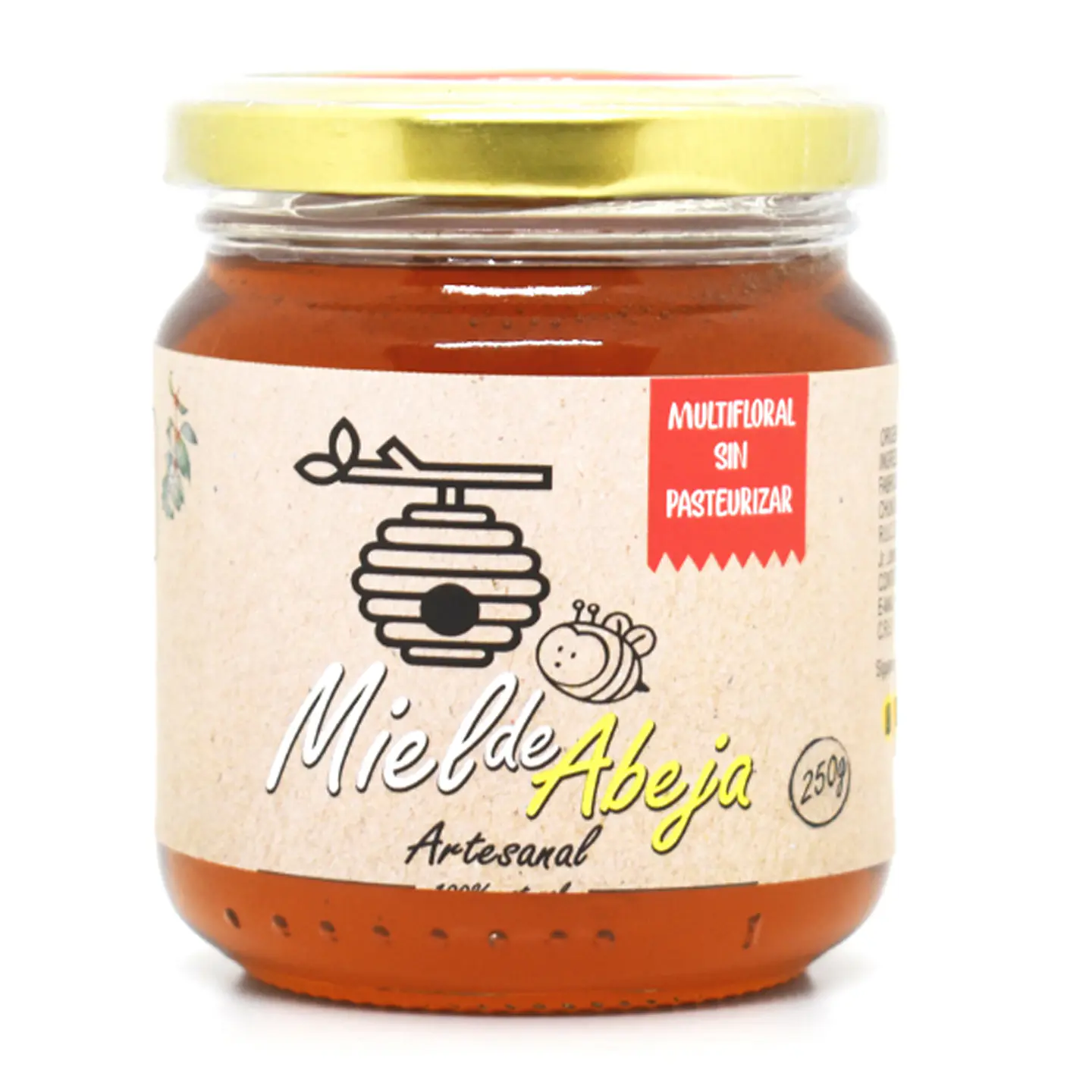 MIEL DE ABEJA  ARTESANAL 250g 1