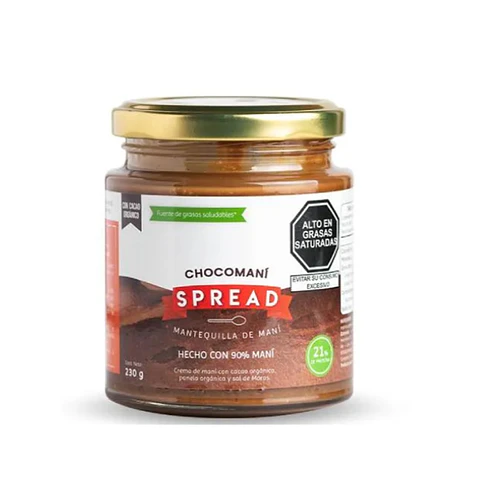 MANTEQUILLA DE MANI CHOCOMANI CON PANELA Y SAL DE MARAS 230G