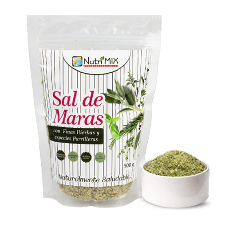 SAL DE MARAS CON FINAS HIERBAS Y ESPECIES PARILLERAS 500g