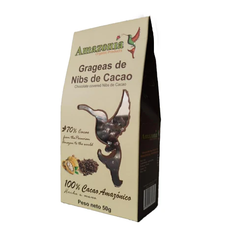 GRAGEAS DE NIBS DE CACAO 70% cacao