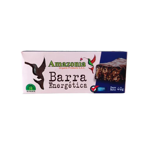 BARRA ENERGETICA DE ARANDANOS BAÑADO EN CHOCOLATE CON STEVIA 98% 40G