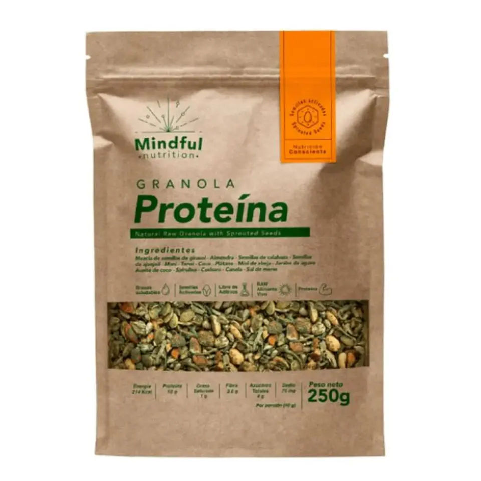 MINDFUL GRANOLA PROTEINA 250G 1