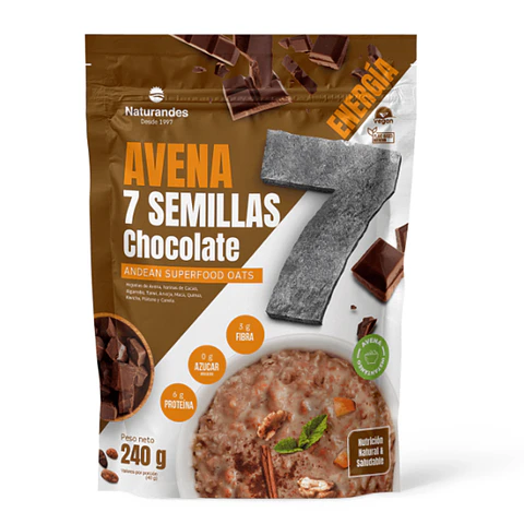 AVENA 7 SEMILLAS CHOCOLATE ENERGIA 240GG