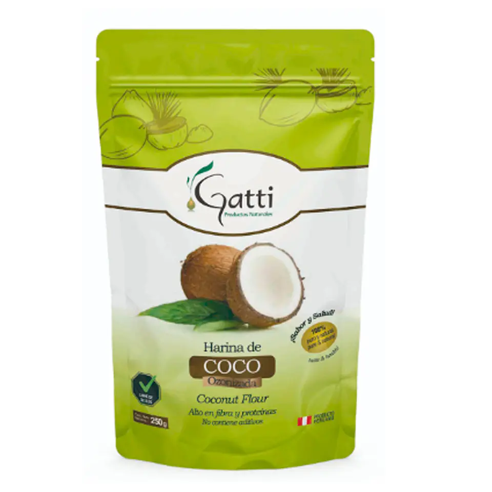 HARINA DE COCO OZONIZADA ALTO EN FIBRA 250G 1