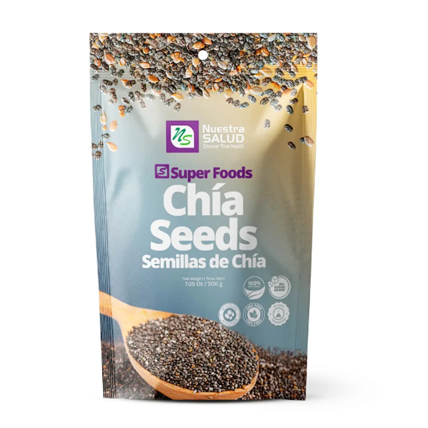 CHIA SEEDS /SEMILLA DE CHIA 200G 1