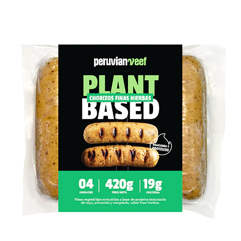 Peruvian VEEF Plant Based Chorizas Finas Hierbas