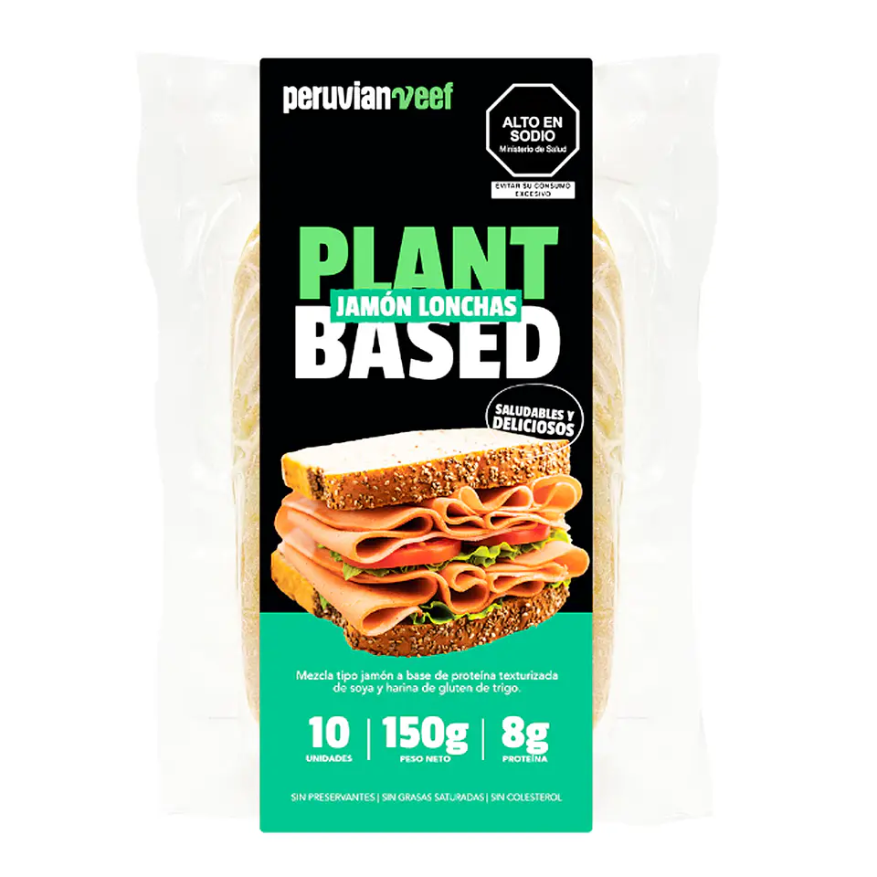 Peruvian Veef Jamón Plant Based Lonchas 1