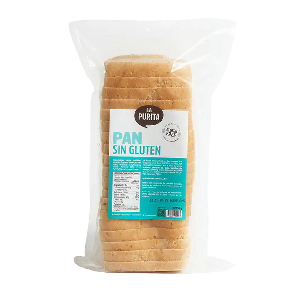 Pan Sin Gluten de La Purita 1