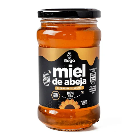MIEL DE ABEJA CRUDA 400 GR - GOGA