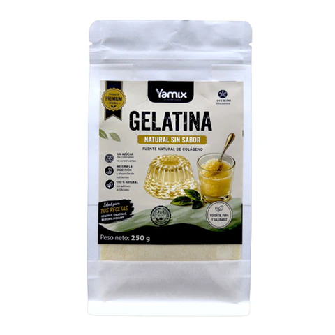 GELATINA SIN SABOR YAMIX X 250GR