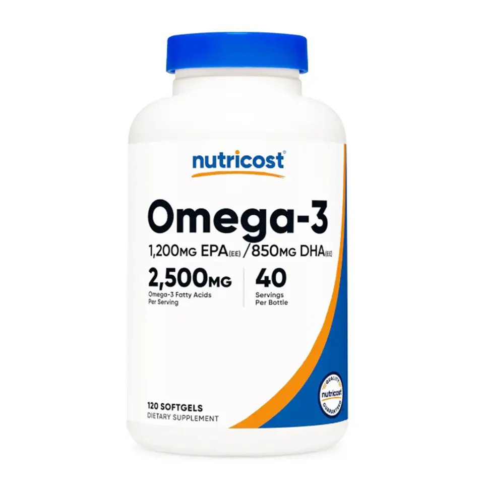 OMEGA 3  120 SOFTGELS NUTRICOST 1