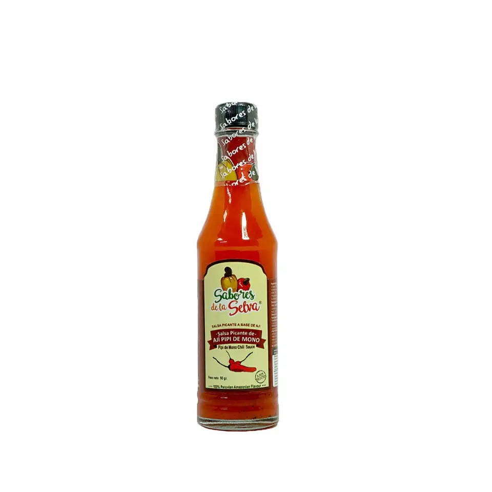 Salsa picante ají pipí de mono 90 ml Sabores de la Selva 1