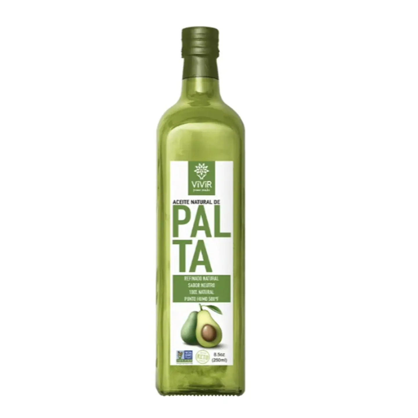 aceite de palta vidrio 250gr vivir 1
