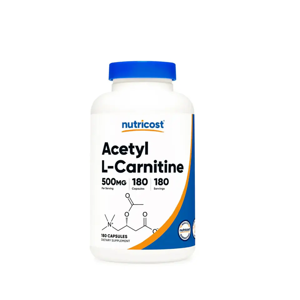 Acetyl L-carnitine 500mg -180 capsulas nutricost 1