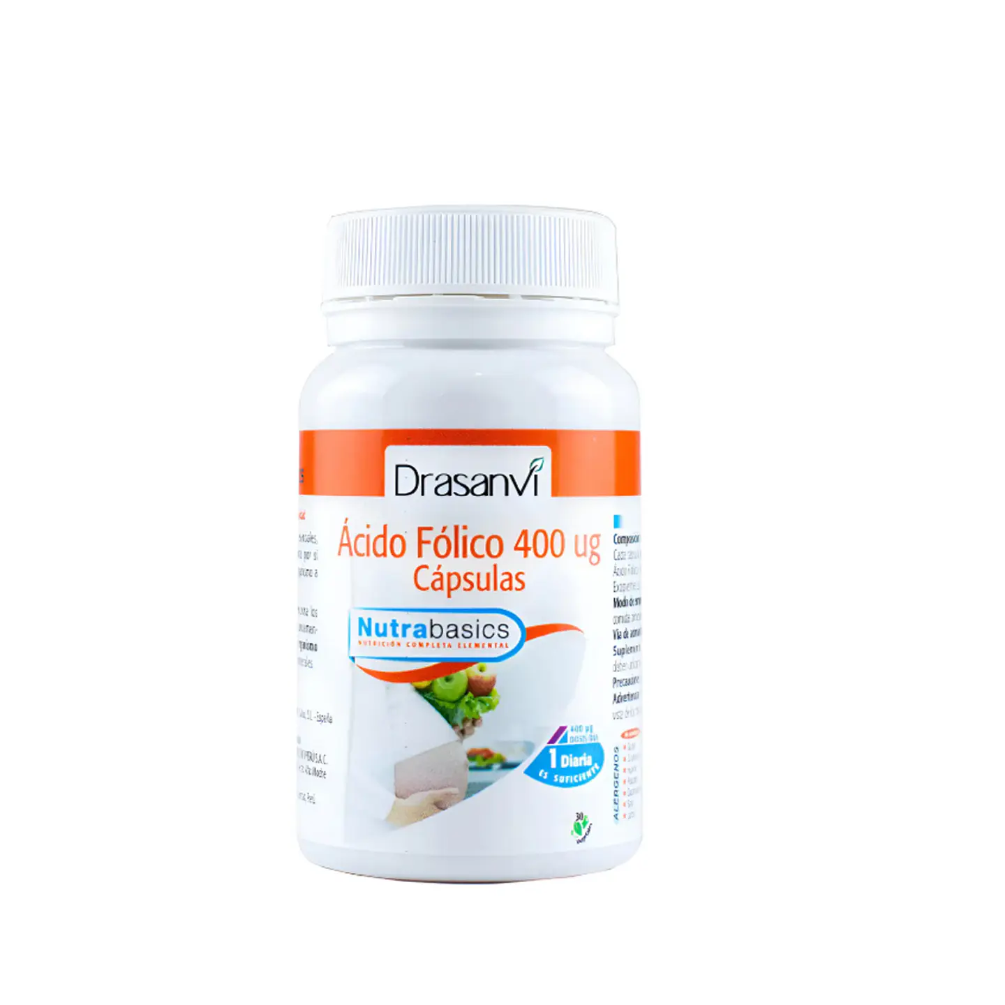 Acido folico 400ug-30 capsulas drasanvi 1