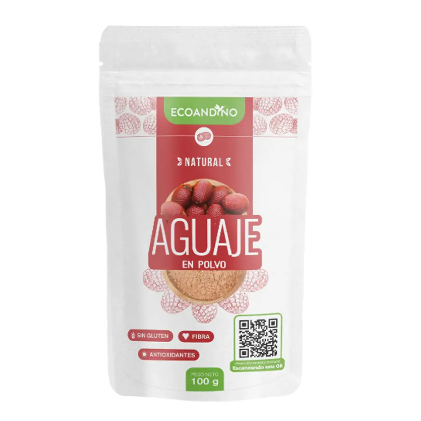 Aguaje en polvo -100gr ecoandino 1