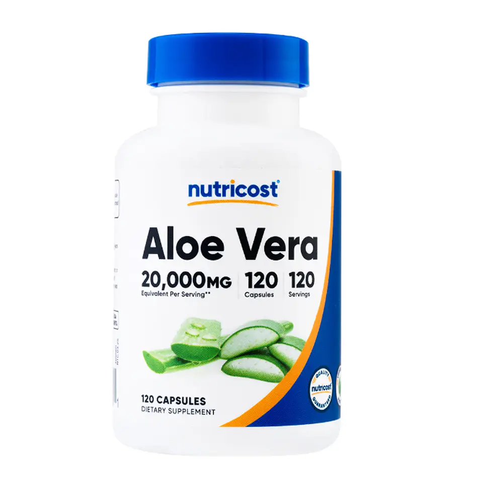 Aloe vera 20000mg -120 capsulas Nutricost 1
