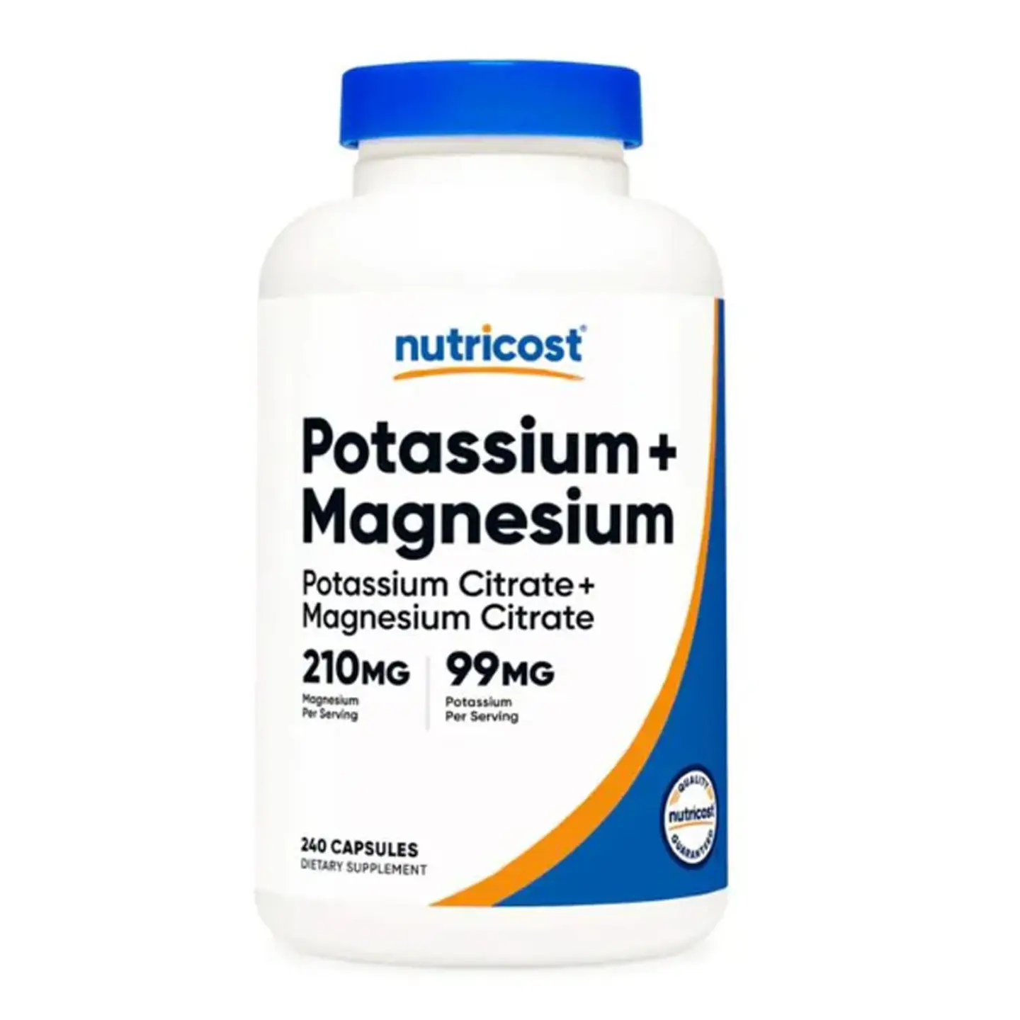 Potassium +magnesium -240 cápsulas nutricost 1