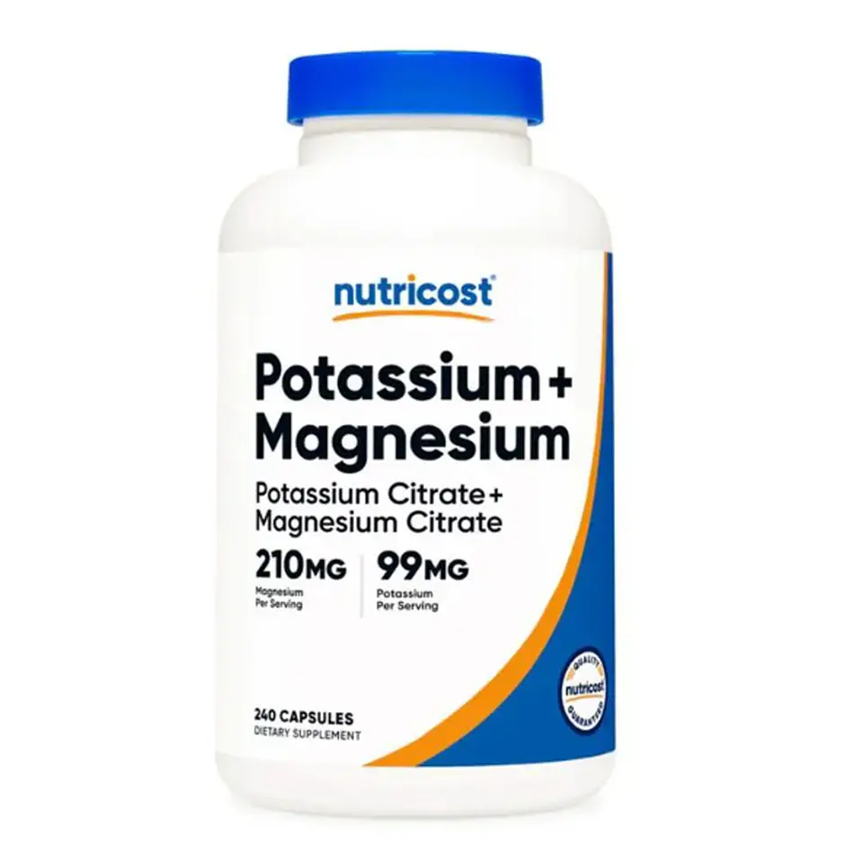 Potassium +magnesium -240 cápsulas nutricost 1