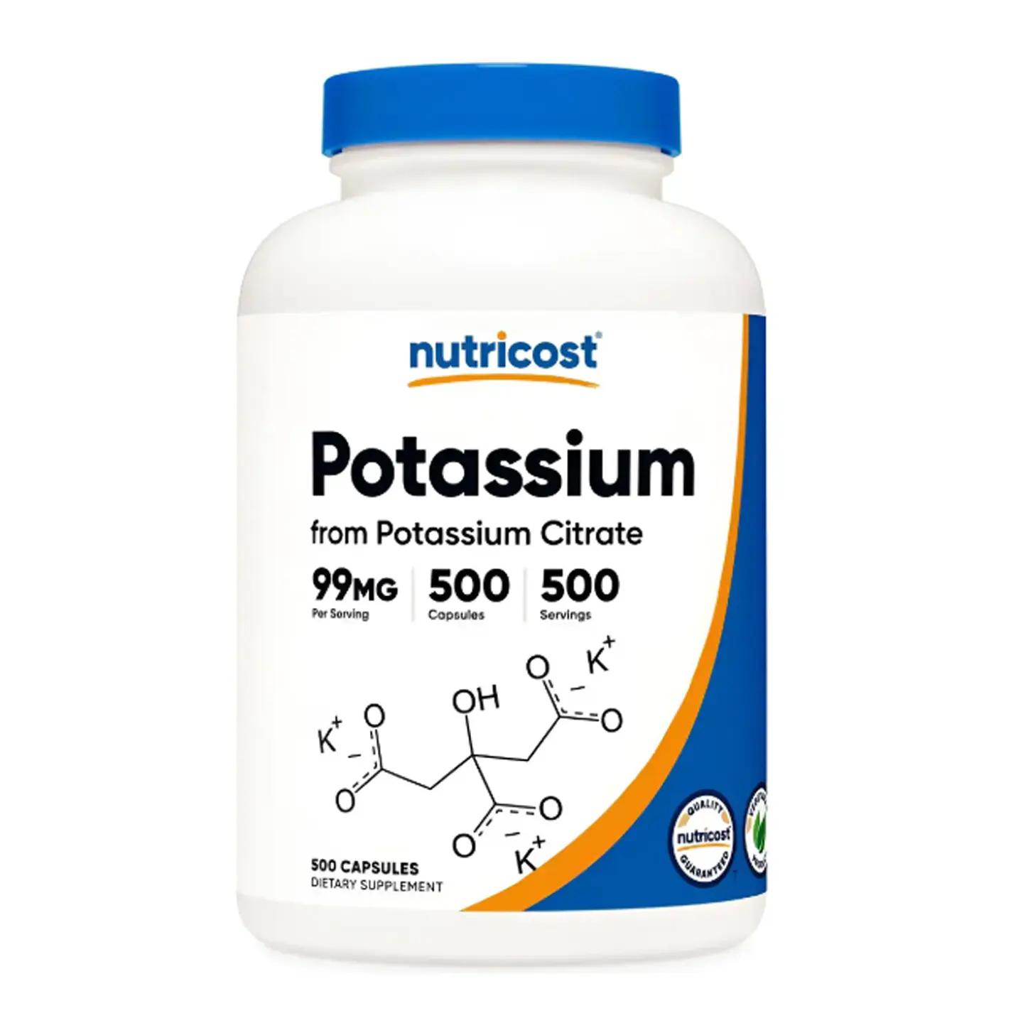 potassium nutricost 500capsulas 1