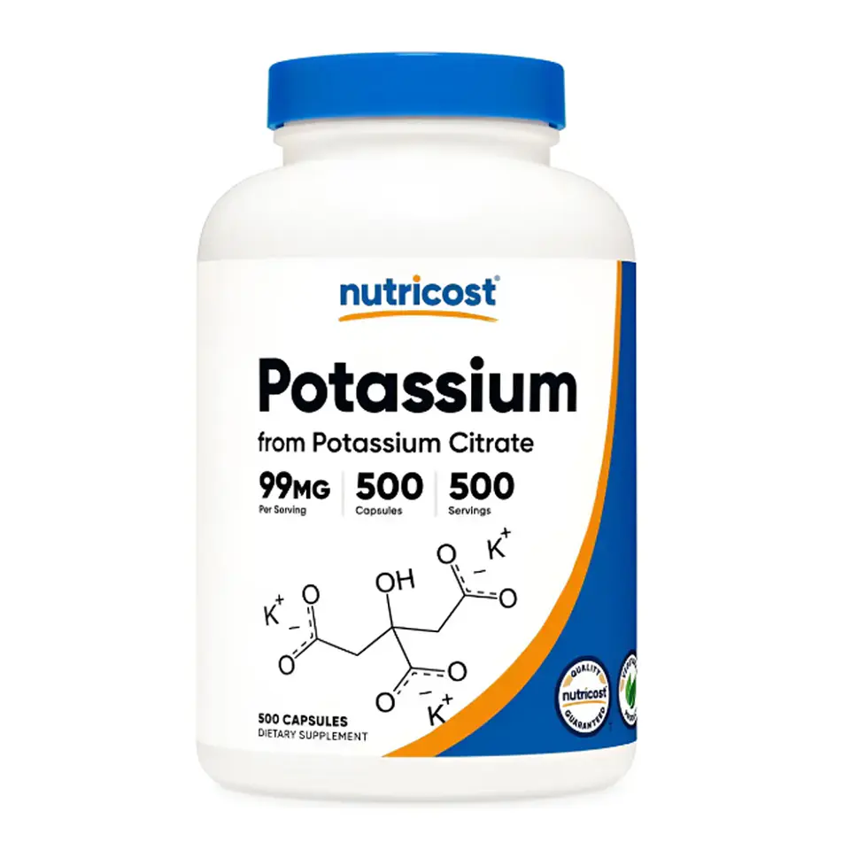potassium nutricost 500capsulas 1