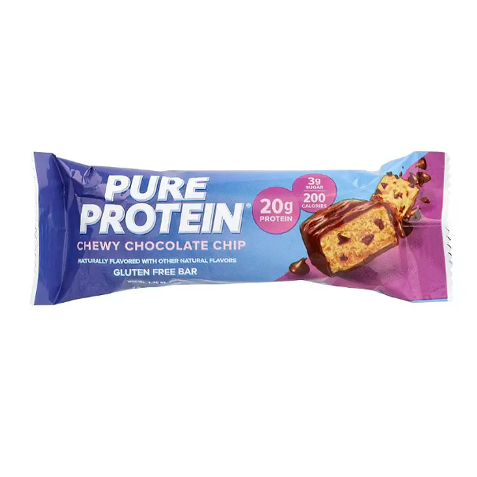BARRA DE PROTEINA CHEWY CHOCOLATE CHIP 50G 1