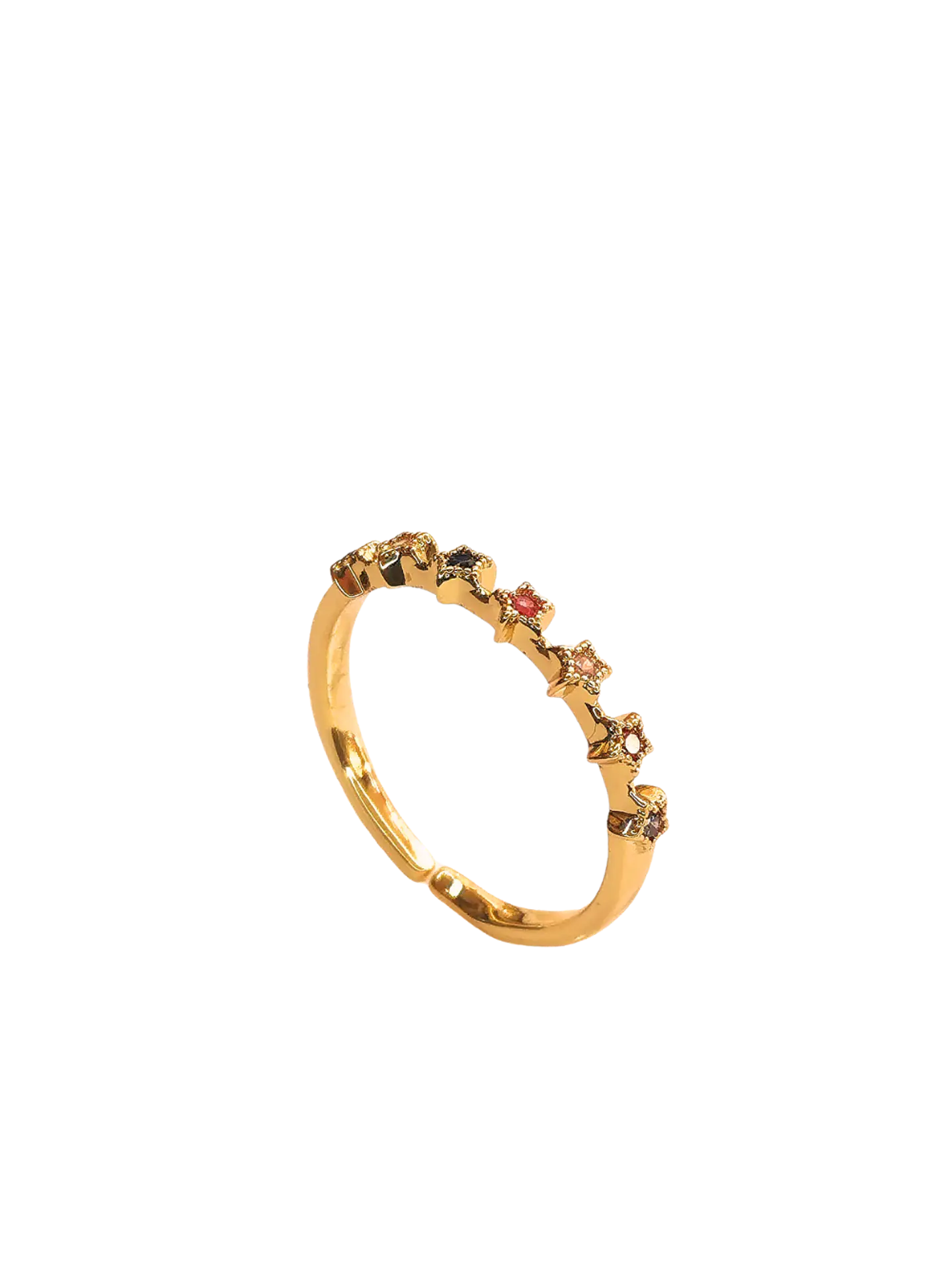 Anillo cintillo estrellas 2