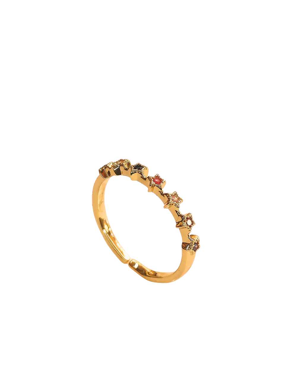Anillo cintillo estrellas 2