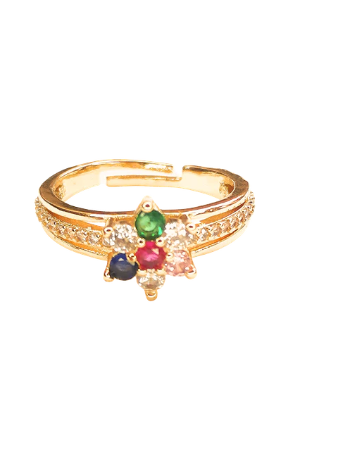 Anillo flor colores