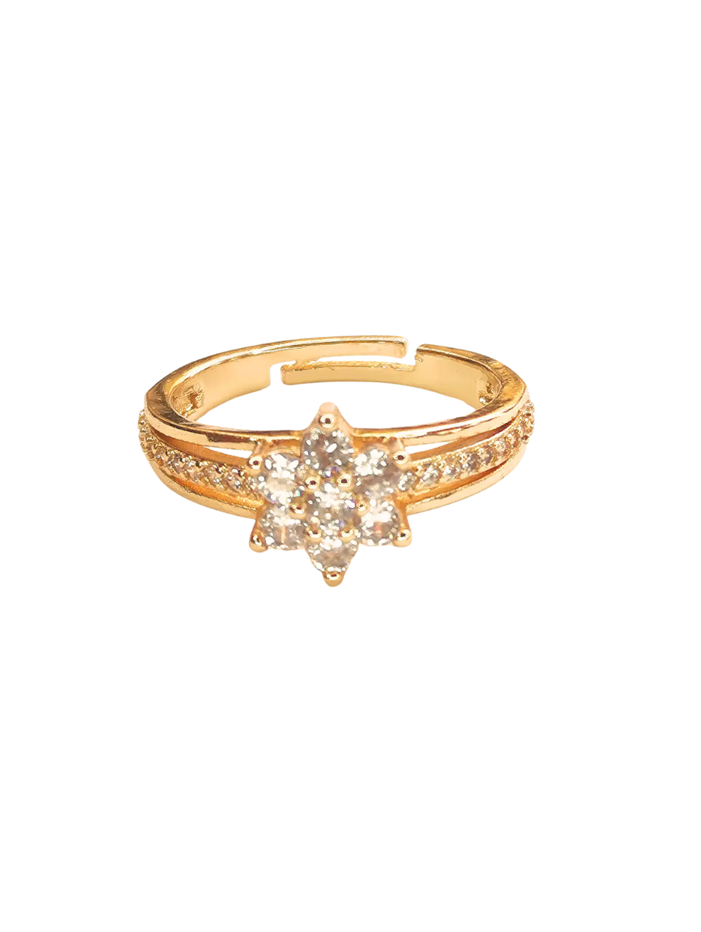 Anillo flor solitario  2