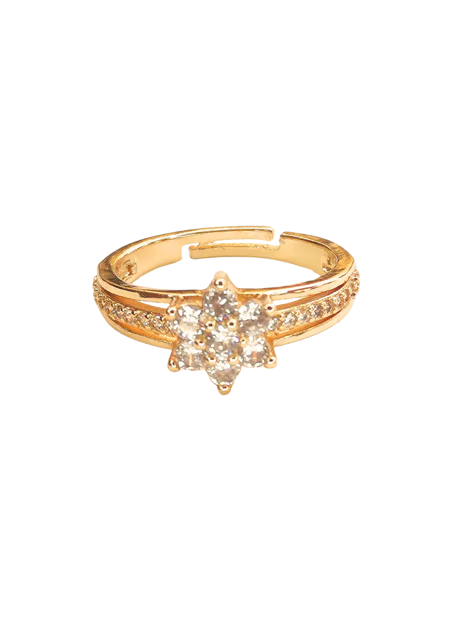 Anillo flor solitario  2