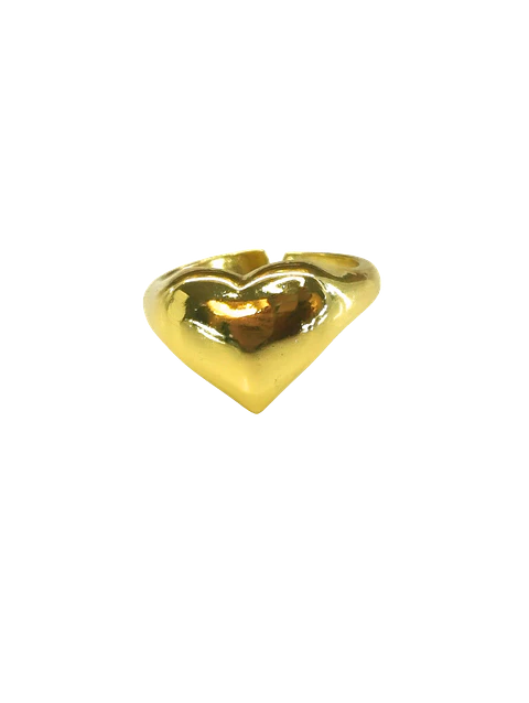 Anillo sello corazón 