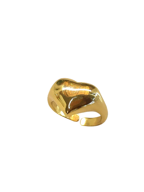 Anillo sello corazón 