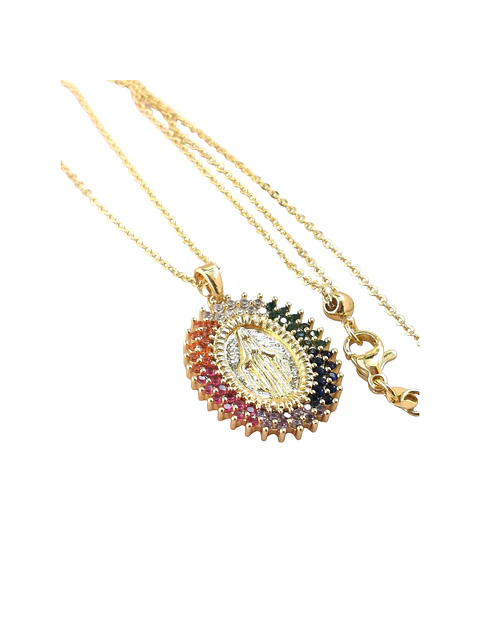 Collar dije Virgen Milagrosa