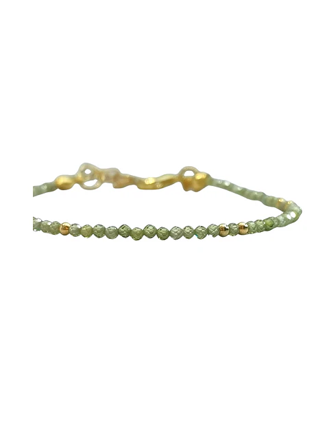 Pulsera Cuarzo Prehnita