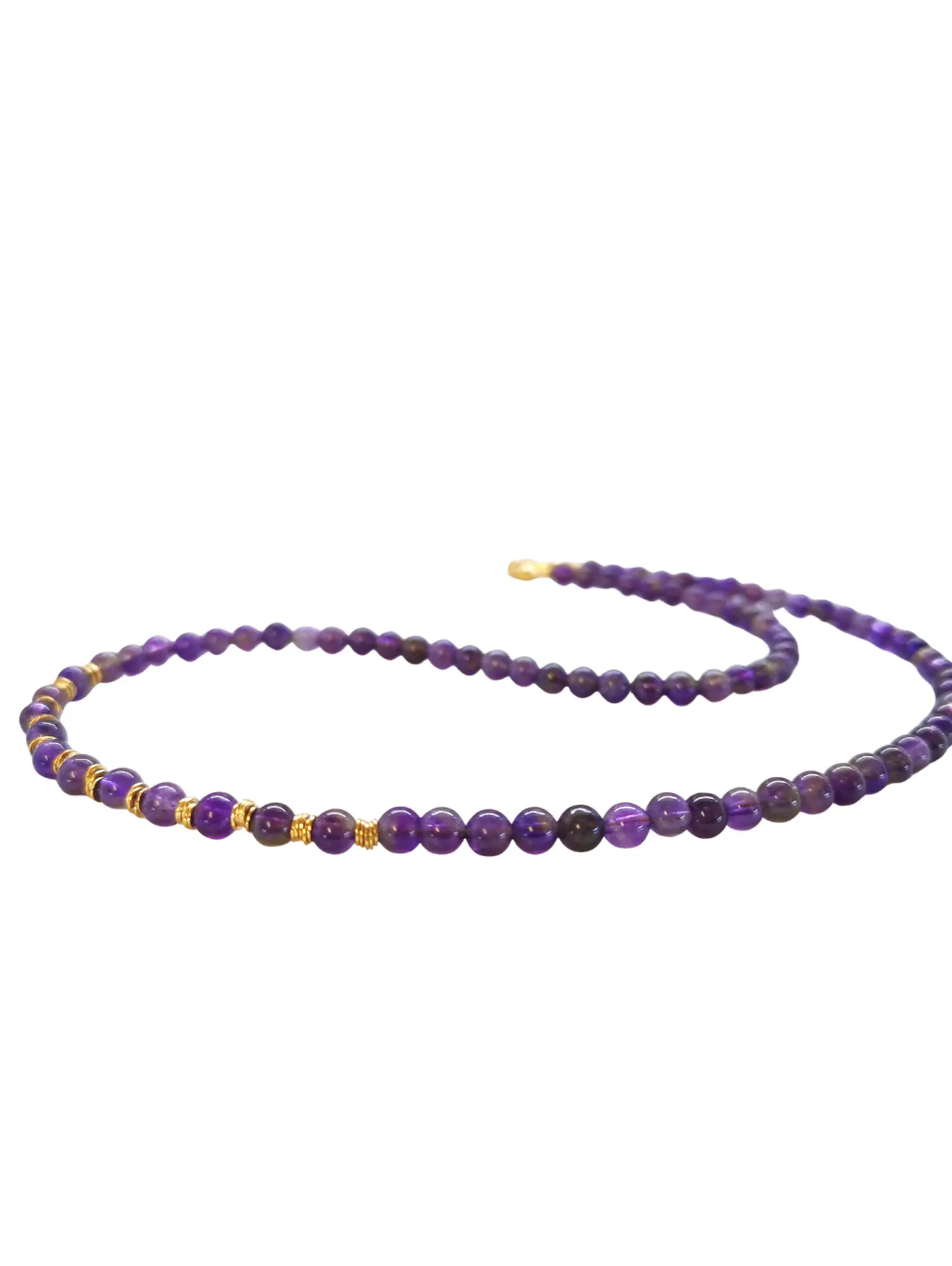 Collar Cuentas Amatista 2