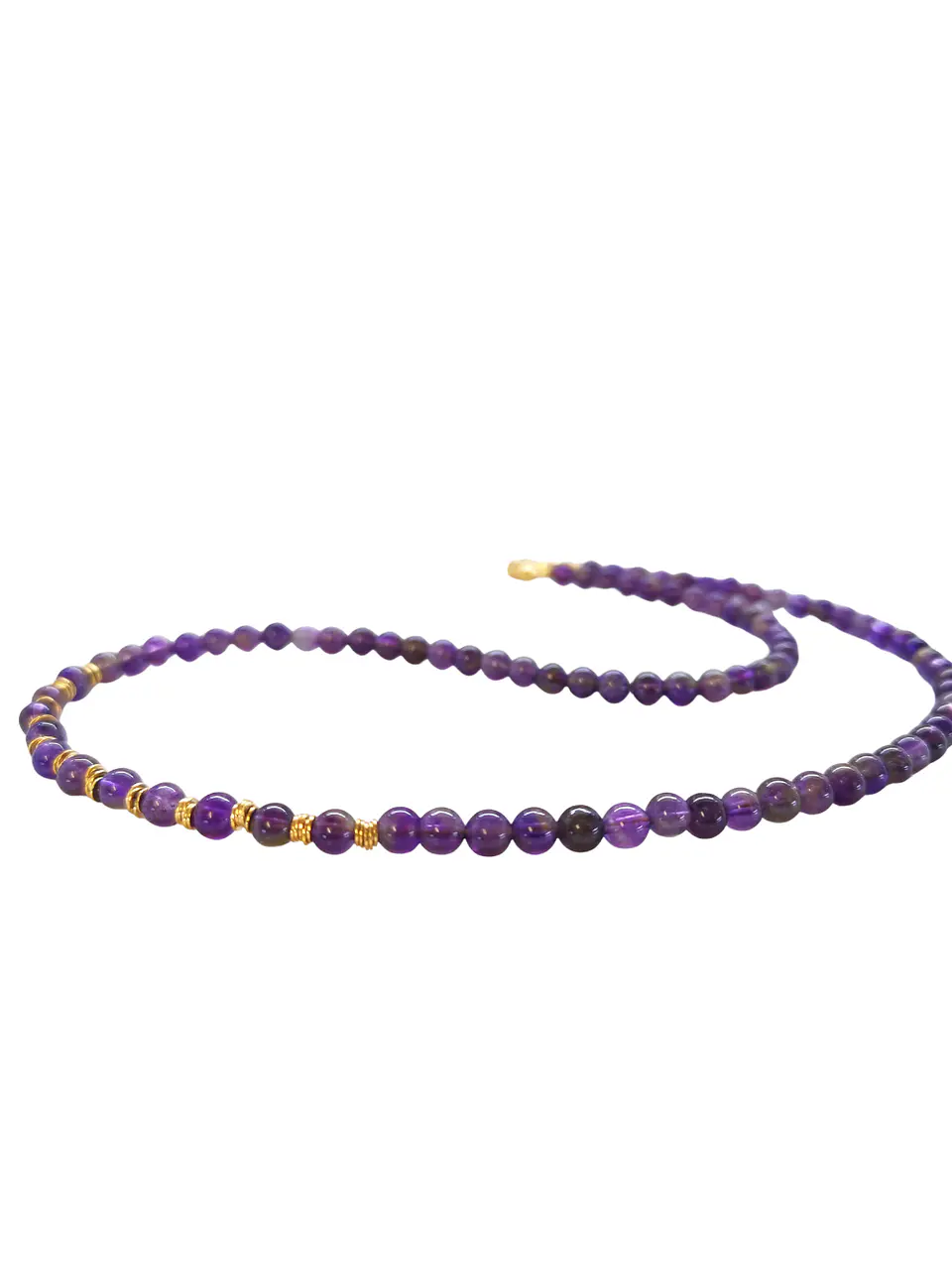 Collar Cuentas Amatista 2