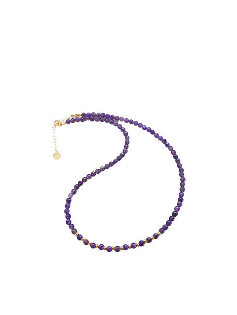 Collar Cuentas Amatista