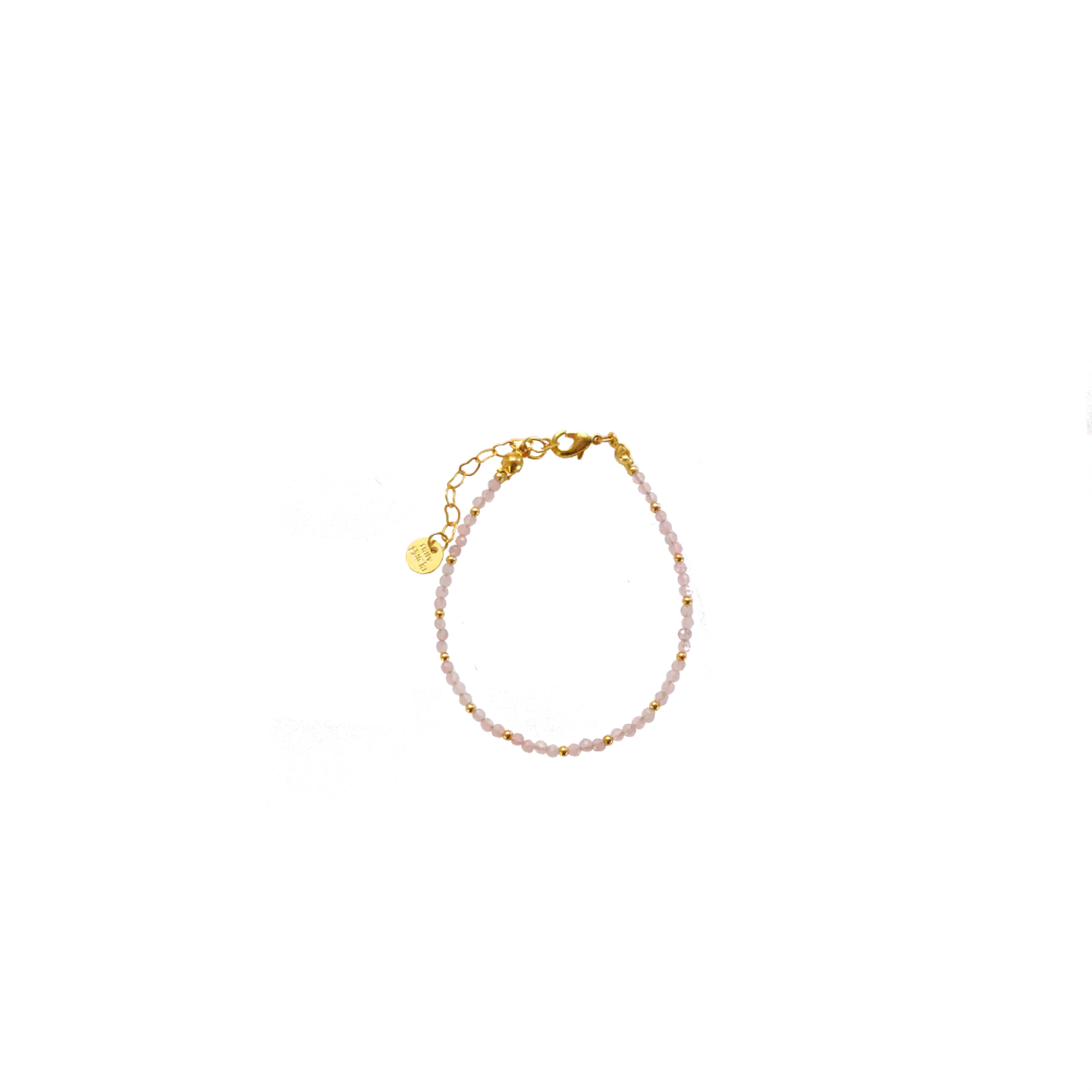 Pulsera Cuarzo Rosado 1