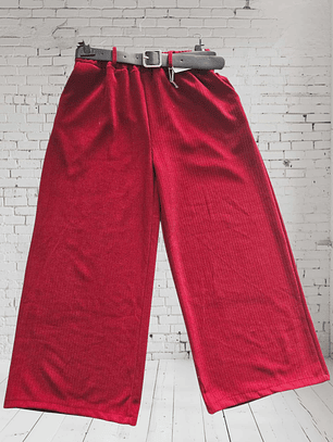 Calças pantalonas Bombazina